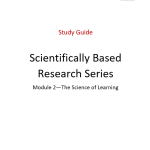 Study Guide - The Science of Learning