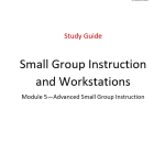 Study Guide - Advanced Small Group